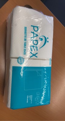Serviettes de table 1 pli type snack