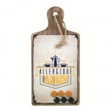 Mémo magnétique "Allergique au matin"