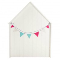 Tête de lit en bois blanc