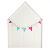 Tête de lit en bois blanc