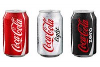 Lot de canette coca cola