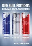 Red bull red blue et silver