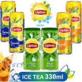 Lipton Peach 0,33 cl , Lipton Lemon 0,33 cl , Lipton Green 0,33 cl