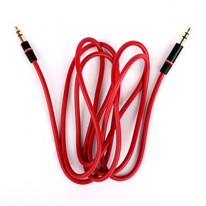 Cable Jack audio 3.5 mm de connexion pour les iPhones, iPods et iPads (150cm de longueur)