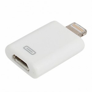 Micro USB pour recharger la foudre et l'adaptateur de données pour l'iPhone 5, iPad et...