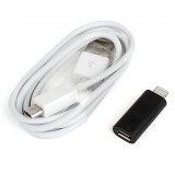 Micro Femme de données sur la foudre males et adaptateur de charge avec cable micro USB...