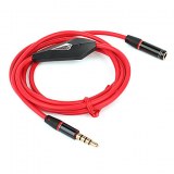 3.5mm cable d'extension male et femelle , audio avec microphone pour iPhone 4, 4S et l'...