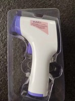 Thermomètre frontal infrarouge sans contact à écran LCD