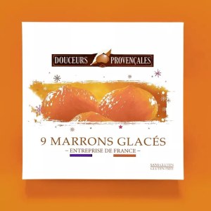 Coffret Cartonné de 9 Marrons Glacés