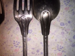 Lot de couverts argent