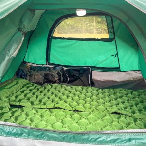 Tente camping pliage rapide - 2x1.90m - h 1m35/40 - double toit - moustiquaire