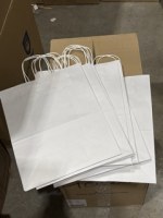 SACS SOS AVEC ANSES 80 G/M2 26+14x32 CM BLANC CELLULOSE (250 UNITÉ)