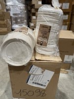 COUVERCLE POUR CODE 150.64 BIONIC Ø 11x0,8 CM BLANC BAGASSE (600 UNITÉ)