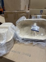 LUNCH BOXES 2 COMPART. BIONIC 800 ML 23,2x13,3x5,1 CM NATUREL BAMBOU (500 UNITÉ)