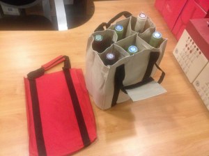 Sac cadeau compartiment