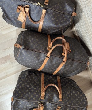 Louis vuitton Lot de 3 sacs de voyage keepall