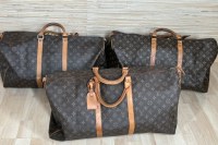 Louis vuitton Lot de 3 sacs de voyage keepall