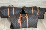Louis vuitton Lot de 3 sacs de voyage keepall