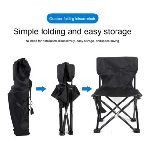 Chaise de camping pliante ultralégère - hauteur 70 cm