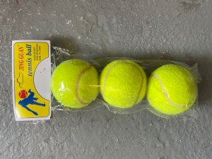 Balle de tennis - Pack de 3 balles - Jaune