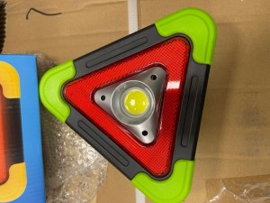 Triangle signalisation portatif 30w - Avertissement secours, feux détresse, urgence