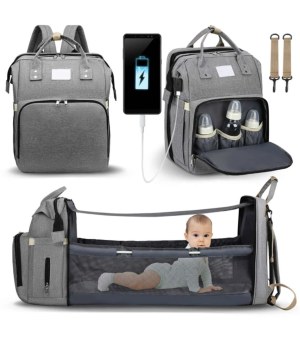 Sac à langer imperméable avec lit