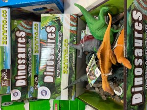 Figurines de Dinosaures - Jouet éducatif - Display de 12 pièces