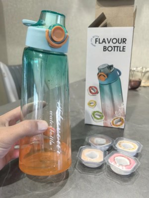 Gourde aromatisée avec 5 saveurs incluses