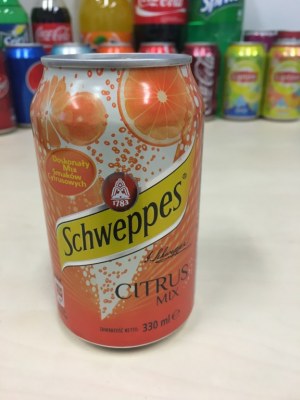 Shweppes Agrum (Citrus Mix) ou Lemon canette 33cl