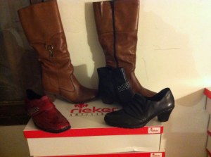 Lot de Botte Bottine Chaussure RIEKER CUIR