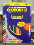 Etui de 18 crayons de couleur - Fournitures scolaire