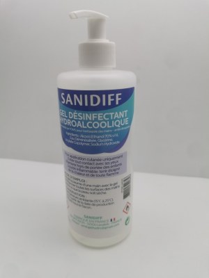 Gel hydroalcoolique, hygiène des mains - 75ml, 1 litre - Destockage