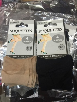 Chaussettes basses collants pour Femmes - Maille transparente