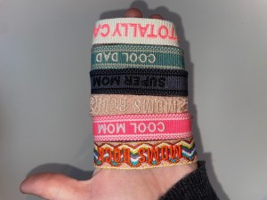 [DESTOCKAGE] Bracelets tissés à messages divers