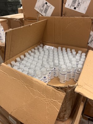 Lot de 5000 flacons 100ml de Solution antibactérienne et virucide pour les mains