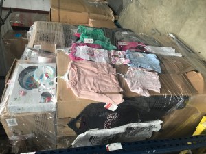 Lot de palettes de marchandises HABILLEMENT