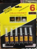 Colle Extra Forte type Glue - 6 tubes de 3 grammes