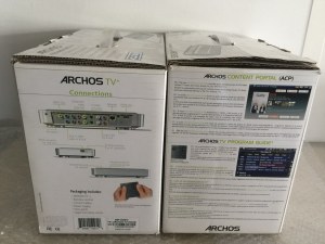 Lot de 5 Pièces ARCHOS TV+ Silver (1x250 GB et 4x80GB) avec les accessoires