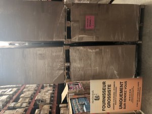 CAMION DE LOT DE PALETTE DE MARCHANDISE