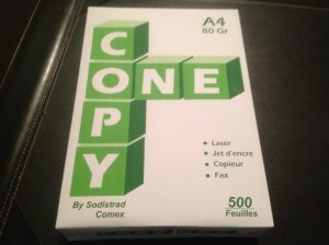 Papier A4 blanc 80g ou 90g CIE160