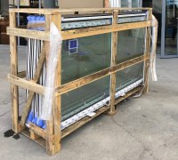 Baie vitrée en aluminium