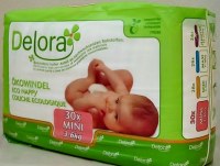 Couches bébé écologiques et jetables en 3 tailles - Midi, Maxi et Junior