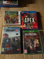 Vend 1 palette de jeux vidéos mélangés - mix PS4 XBOX PC DS SWITCH