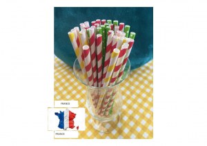 Pailles en papier écologiques et biodégradables