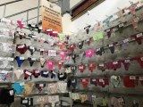 Lot de palettes de marchandises lingerie