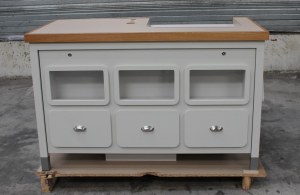 Comptoir boutique avec façade personnalisable