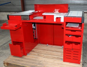 Caisse panier adaptée PMR à gauche