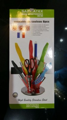 Set de couteaux de cuisine avec Support