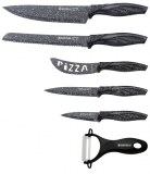 Set de couteau Revêtement céramique BLACK. KITCHEN LINE Swiss - ( inclus couteau PIZZA )