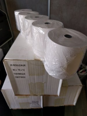 Papier thermique rouleau caisse